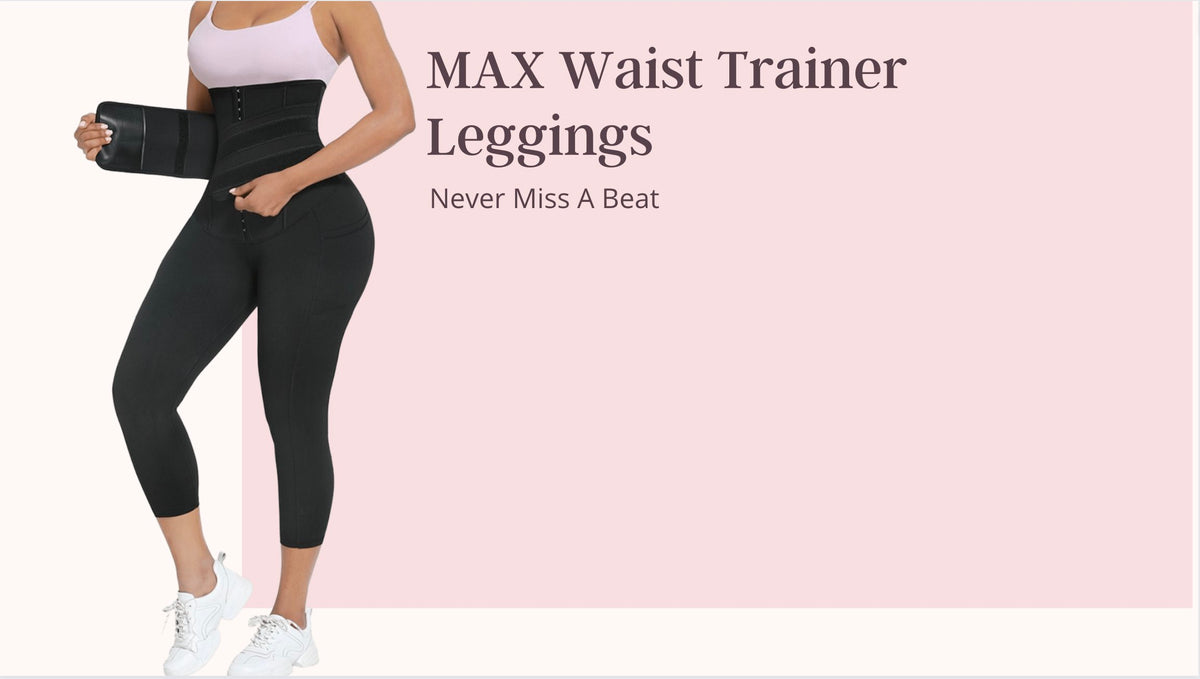 Waist Trainer Snatched Leggings-black