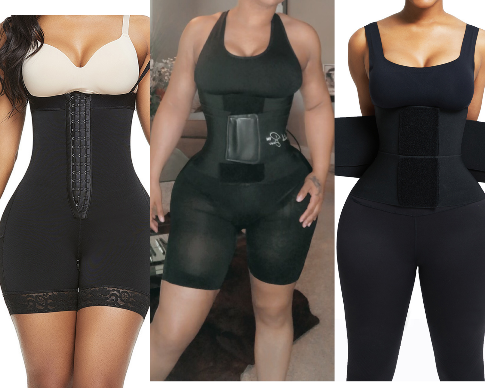 R3D INK Fajas Colombianas Post Surgery Compression Garment Stage 2 Fajas  Butt Lifter Tummy Control Shapewear For Women Black at  Women's  Clothing store